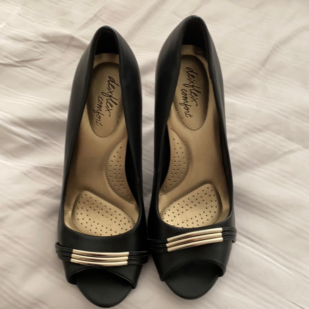 Open toe heels